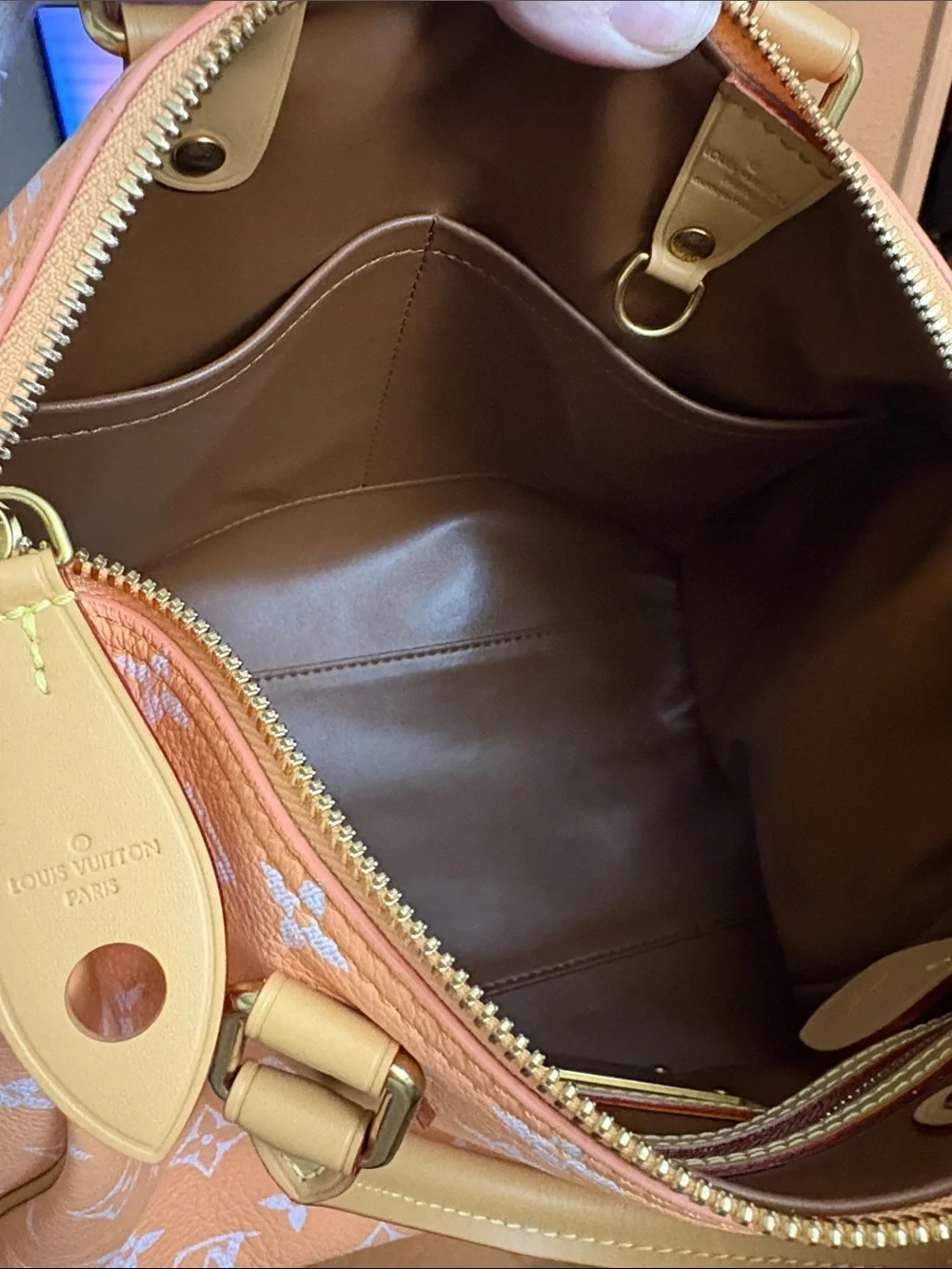Louis Vuitton P9 speedy 30 orange